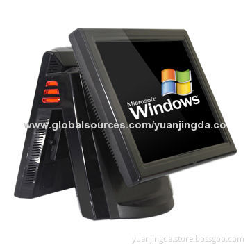 High-quality 15-inch Dual-touchscreen Point of Sale System for Restaurant and Retail Store